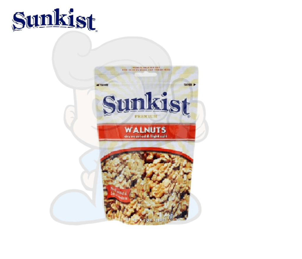 Sunkist Premium Walnuts Dry Roasted and Light Salted 120g