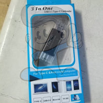 3In1 Memory Card Reader (Tf/micro Sdcard Not Included) Electronics Accessories