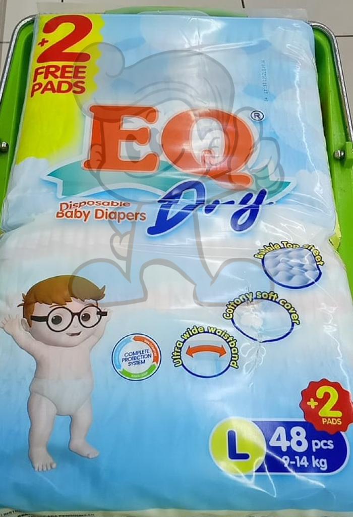 Eq Dry Disposable Baby Diapers L 48S Mother &