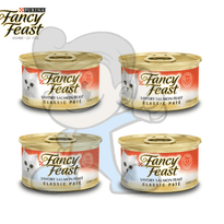 Fancy Feast Wet Cat Food Savory Salmon Pate (4 X 85G) Pet Supplies