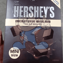 Hershey's Chocolate Creme Wafers Mini Size (2 X 100 G) Groceries