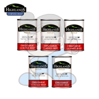Highlands Gold Corned Beef Chili Garlic (5 X 150G) Groceries