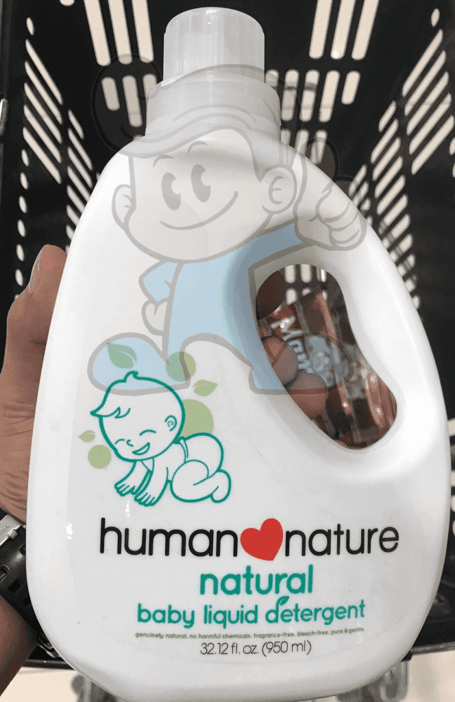 Human Nature Natural Baby Liquid Detergent 950Ml Mother &