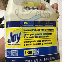 Joy Professional Manual Pot And Pan Liquid Detergent Lemon Scent 3.78L Household Supplies