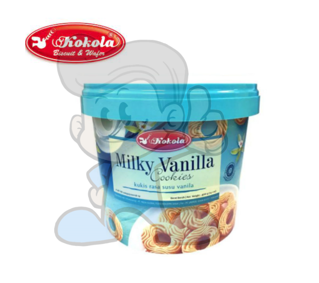 Kokola Milky Vanilla Cookies 400G Groceries