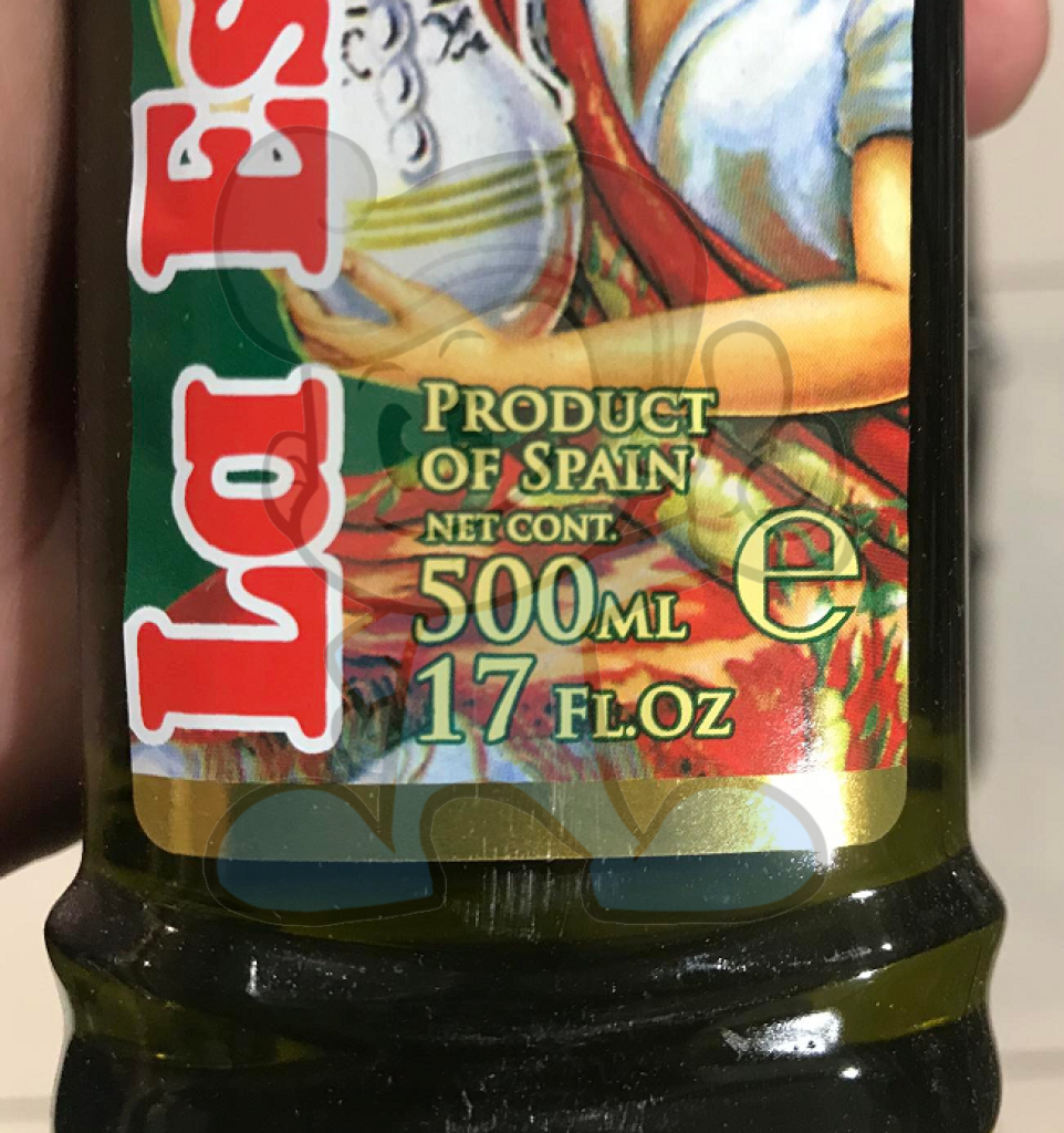 La Espanola Extra Virgin Olive Oil 500Ml Groceries