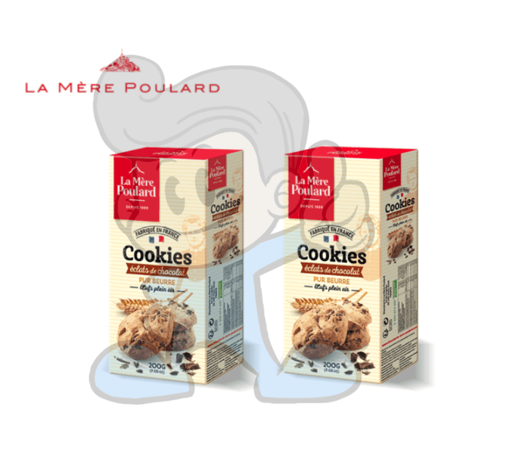 La Mere Poulard Chocolate Chip Cookies 200G Groceries