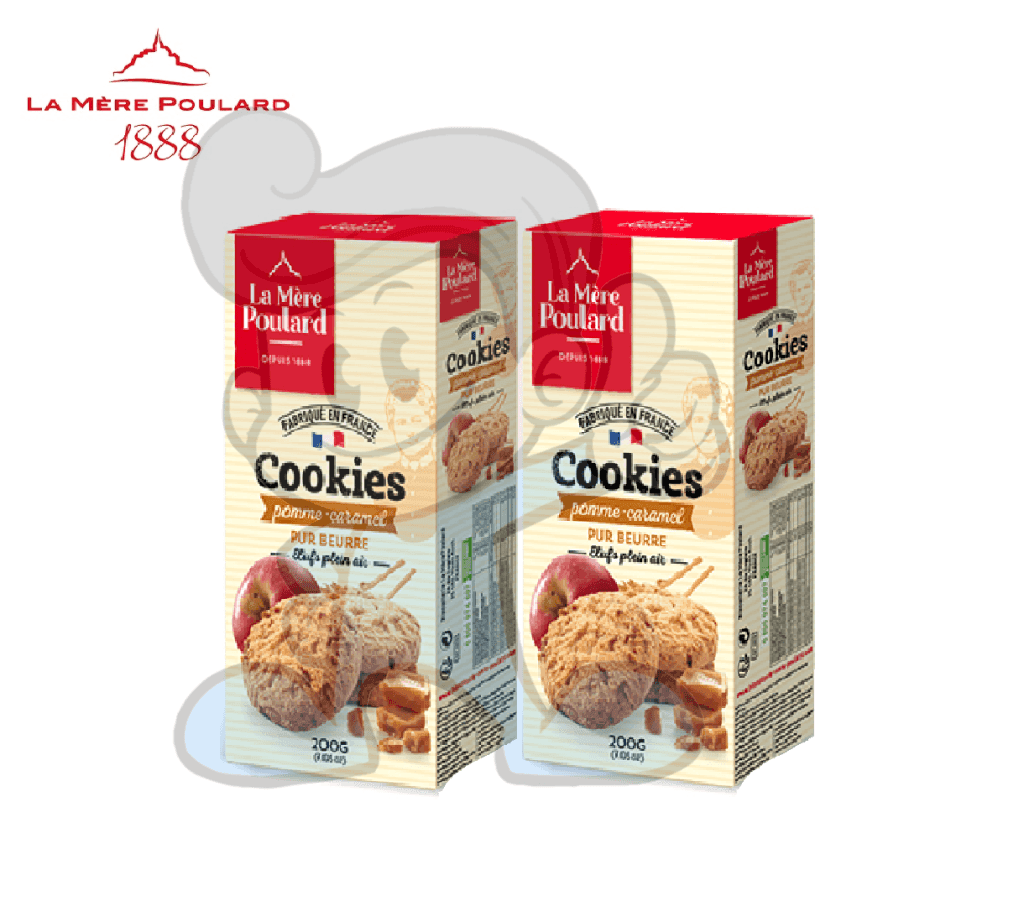 La Mere Poulard Cookies Pomme Caramel (2 X 200 G) Groceries
