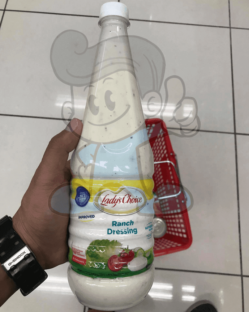 Ladys Choice Garlic Ranch Dressing 1L Groceries