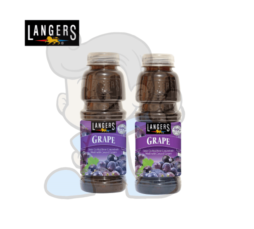 Langers Grape Juice Cocktail (2 X 32 Fl. Oz) Groceries