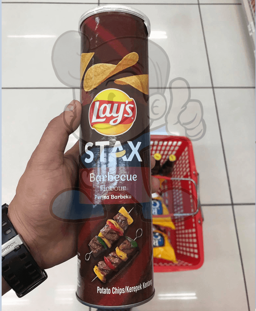 Lays Chip Stax Barbecue (3 X 135G) Groceries