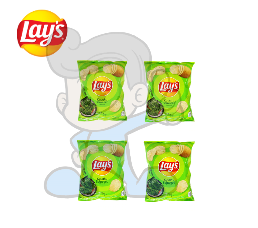 Lays Kyushu Seaweed Chips (4 X 50G) Groceries