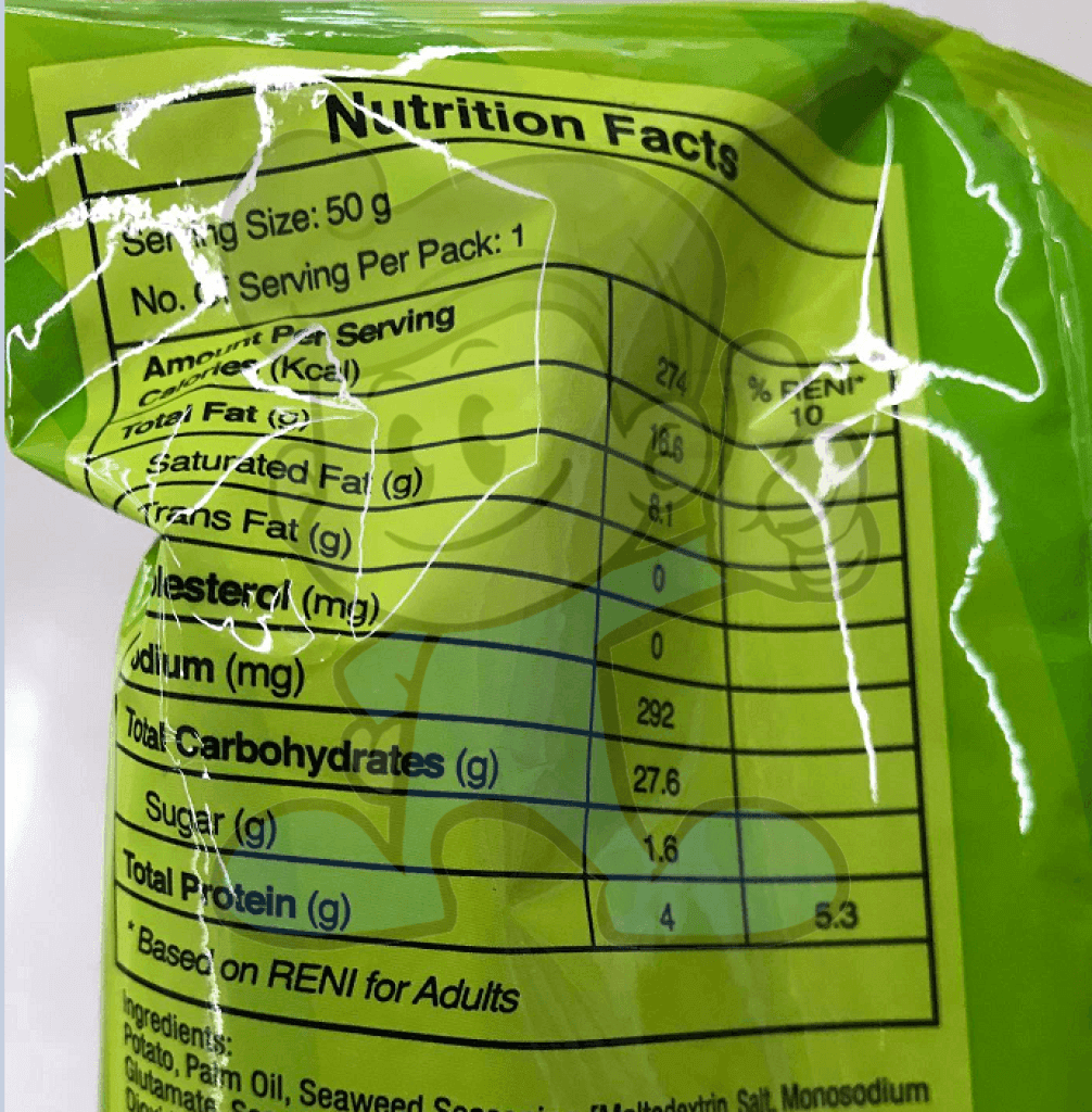 Lays Kyushu Seaweed Chips (4 X 50G) Groceries
