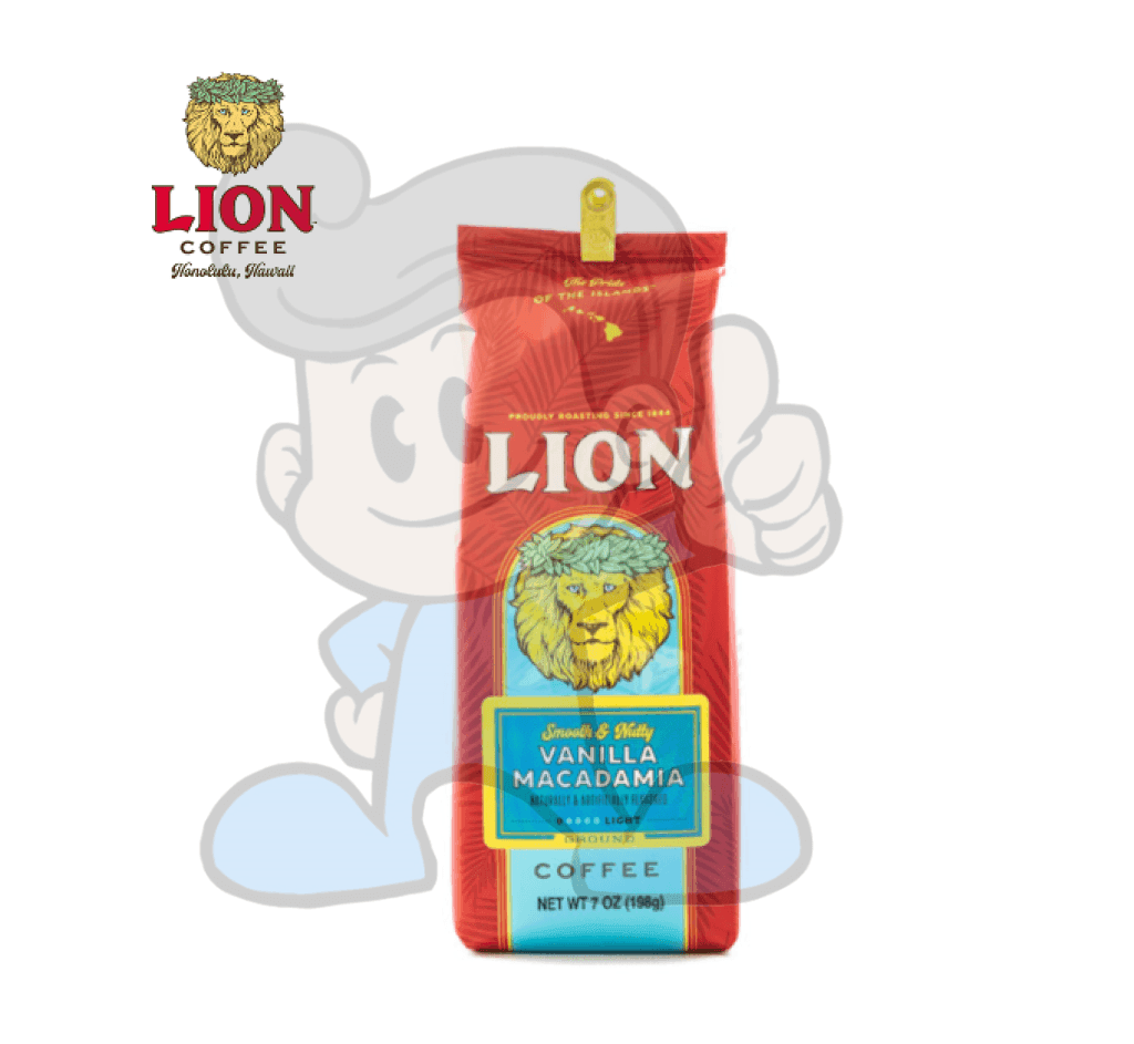 Lion Coffee Vanilla Macadamia 7 Oz. Groceries