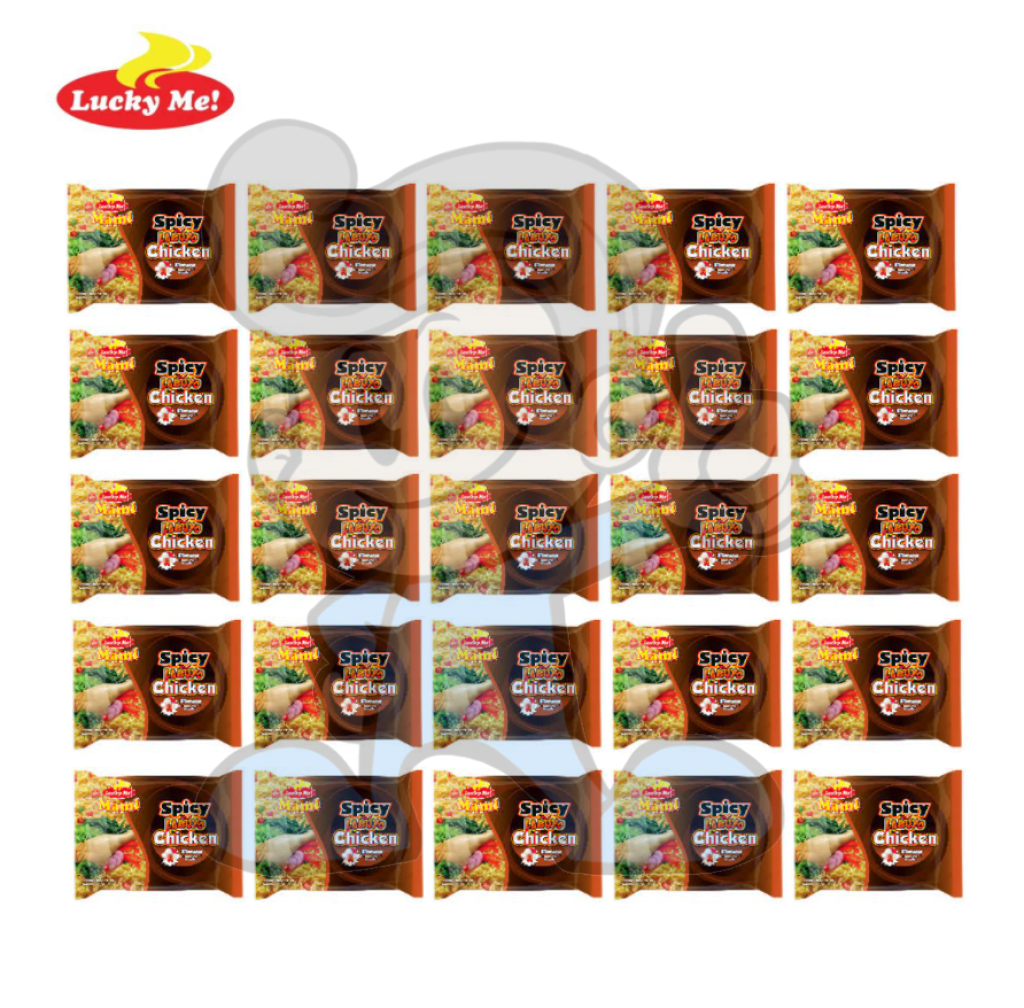 Lucky Me! Instant Noodles Spicy Labuyo Chicken (25 X 50G) Groceries