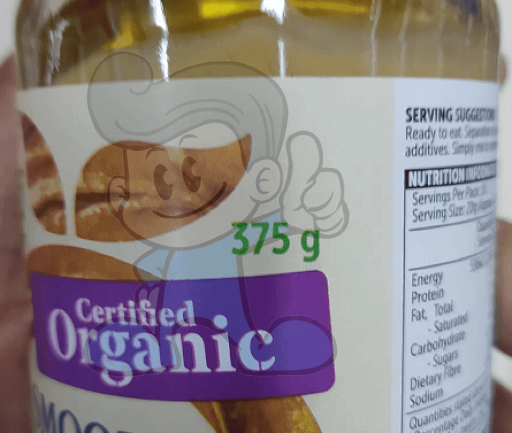 Macro Organic Smooth Peanut Butter 375G Groceries
