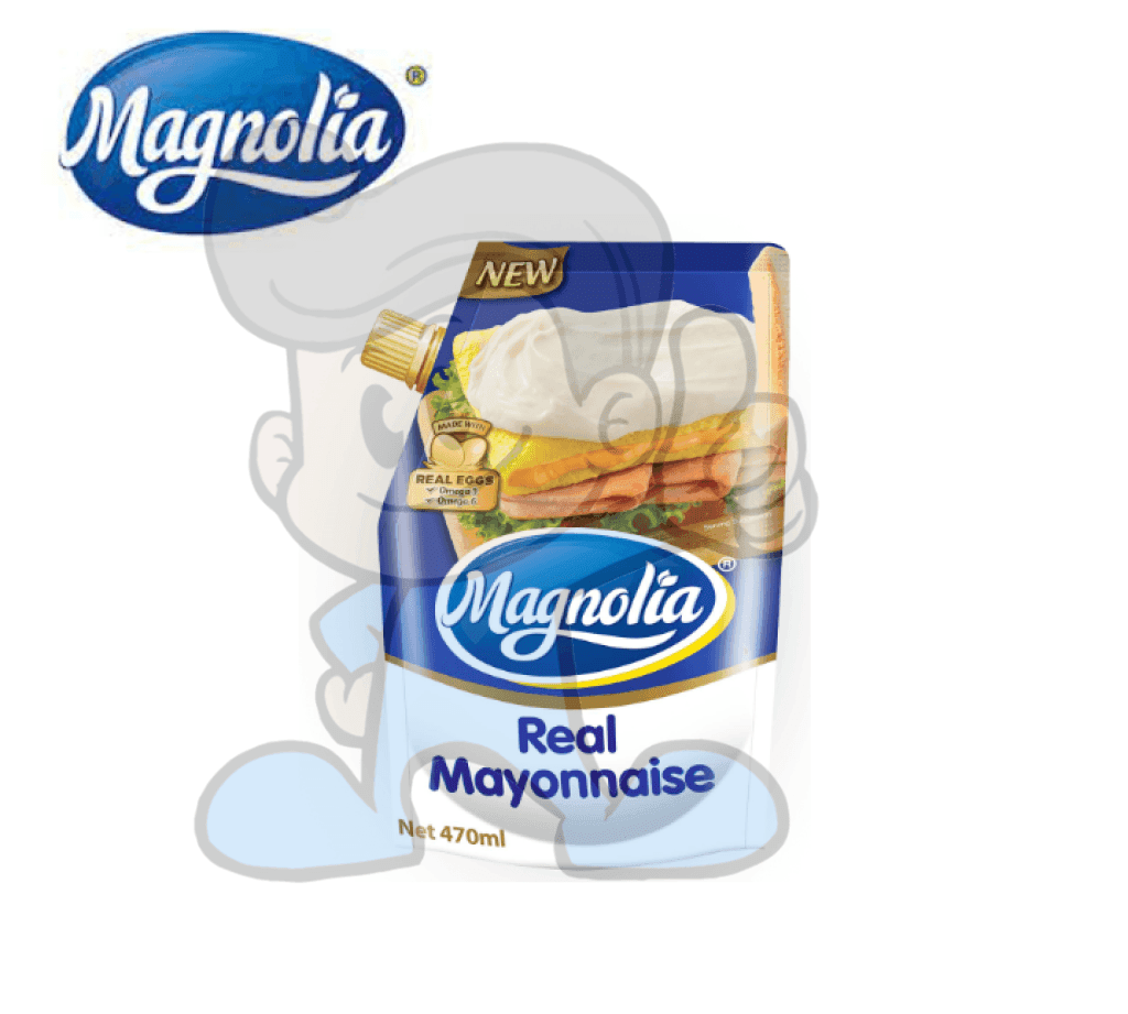 Magnolia Real Mayonnaise Stand Up Pouch 470Ml Groceries