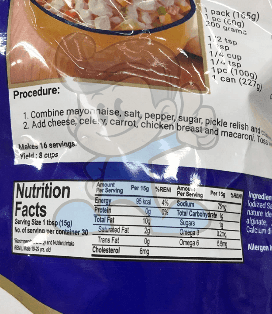 Magnolia Real Mayonnaise Stand Up Pouch 470Ml Groceries