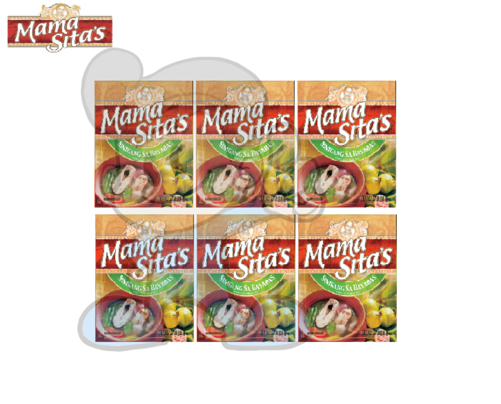 Mama Sitas Sinigang Sa Bayabas Guava Soup Base Mix (6 X 40 G) Groceries