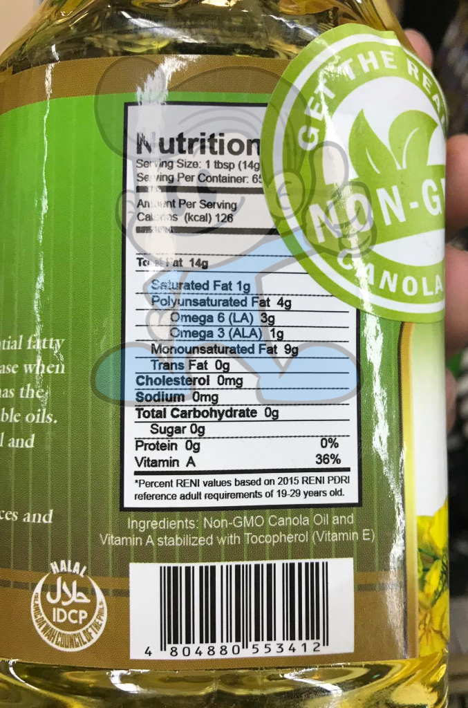 Marca Leon Canola Oil (2 X 1L) Groceries