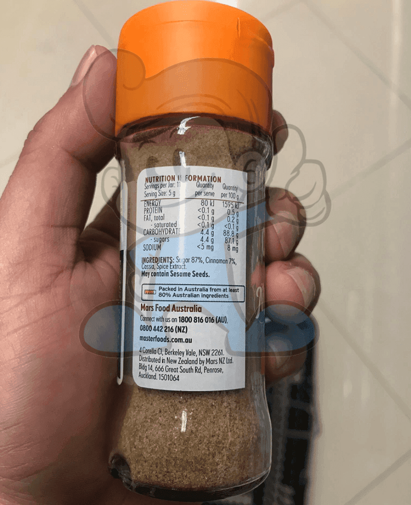 Master Foods Herbs And Spices Cinnamon Sugar (2 X 55G) Groceries
