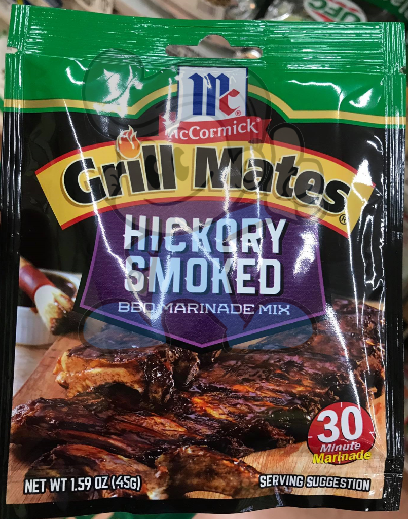 Mccormick Grill Mates Hickory Smoked Bbq Marinade Mix (6 X 45 G) Groceries