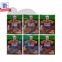 Mccormick Grill Mates Hickory Smoked Bbq Marinade Mix (6 X 45 G) Groceries