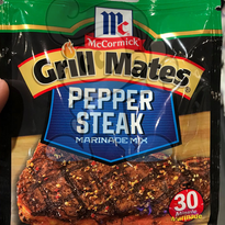 Mccormick Grill Mates Pepper Steak Marinade Mix (6 X 45 G) Groceries