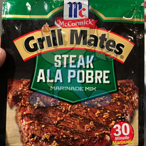 Mccormick Grill Mates Steak Ala Pobre Marinade Mix (6 X 40 G) Groceries
