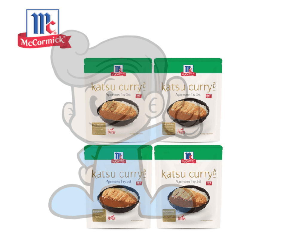 Mccormick Katsu Curry Agemono Fry Set Mild (4 X 125 G) Groceries