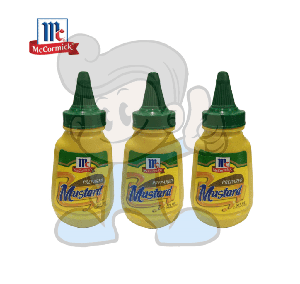 Mccormick Prepared Mustard (3 X 7.05Oz) Groceries