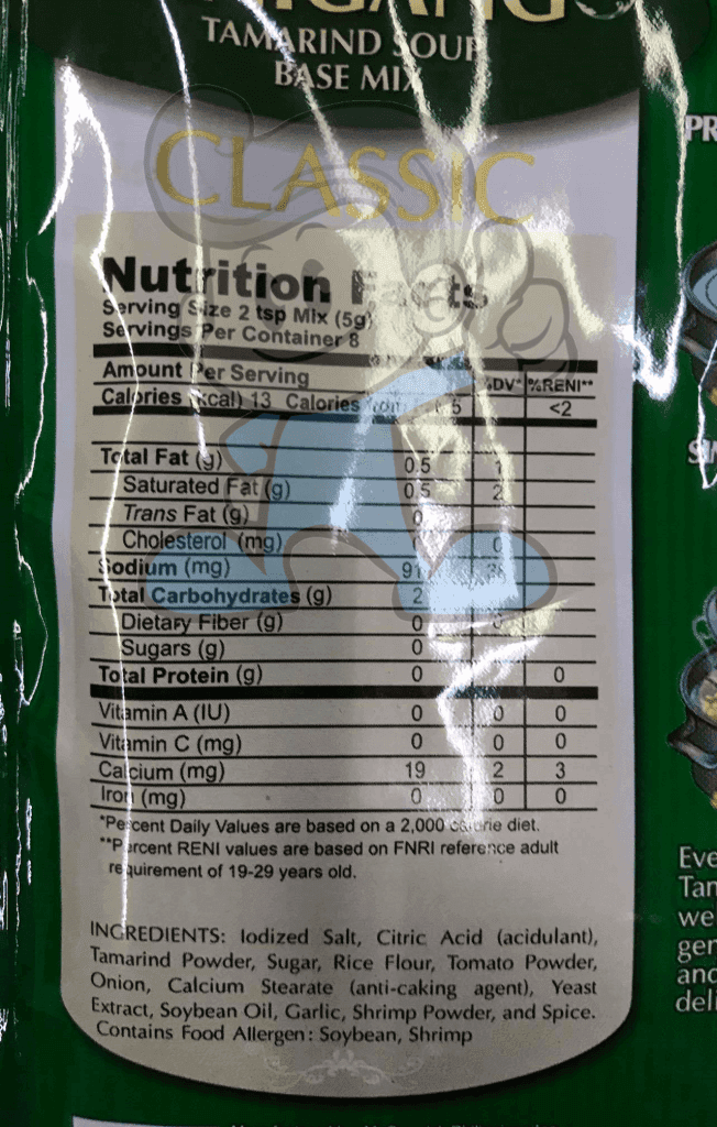 Mccormick Sinigang Tamarind Soup Base Mix Classic (8 X 40 G) Groceries