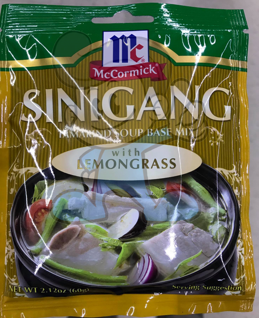 Mccormick Sinigang Tamarind Soup Base Mix With Lemongrass (8 X 60 G) Groceries
