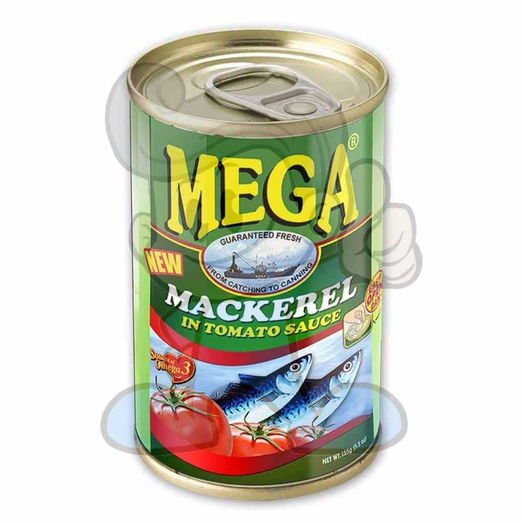 Mega Mackarel In Tomato Sauce (10 X 155G) Groceries