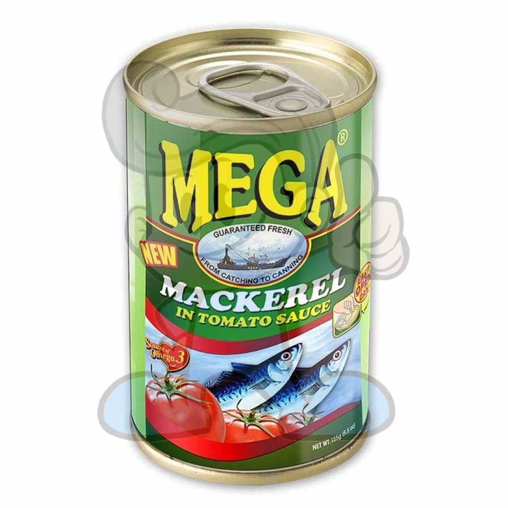 Mega Mackarel In Tomato Sauce (10 X 155G) Groceries