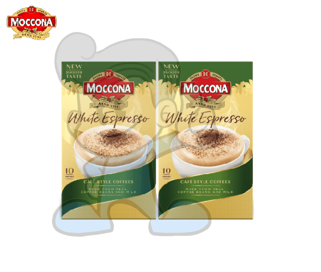 Moccona White Espresso Cafe Style Coffees (2 X 160 G) Groceries