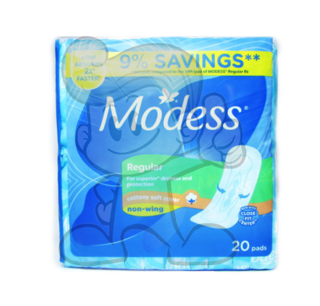 Modess Cottony Soft Non-Wing Sanitary Napkins 4 Packs Beauty