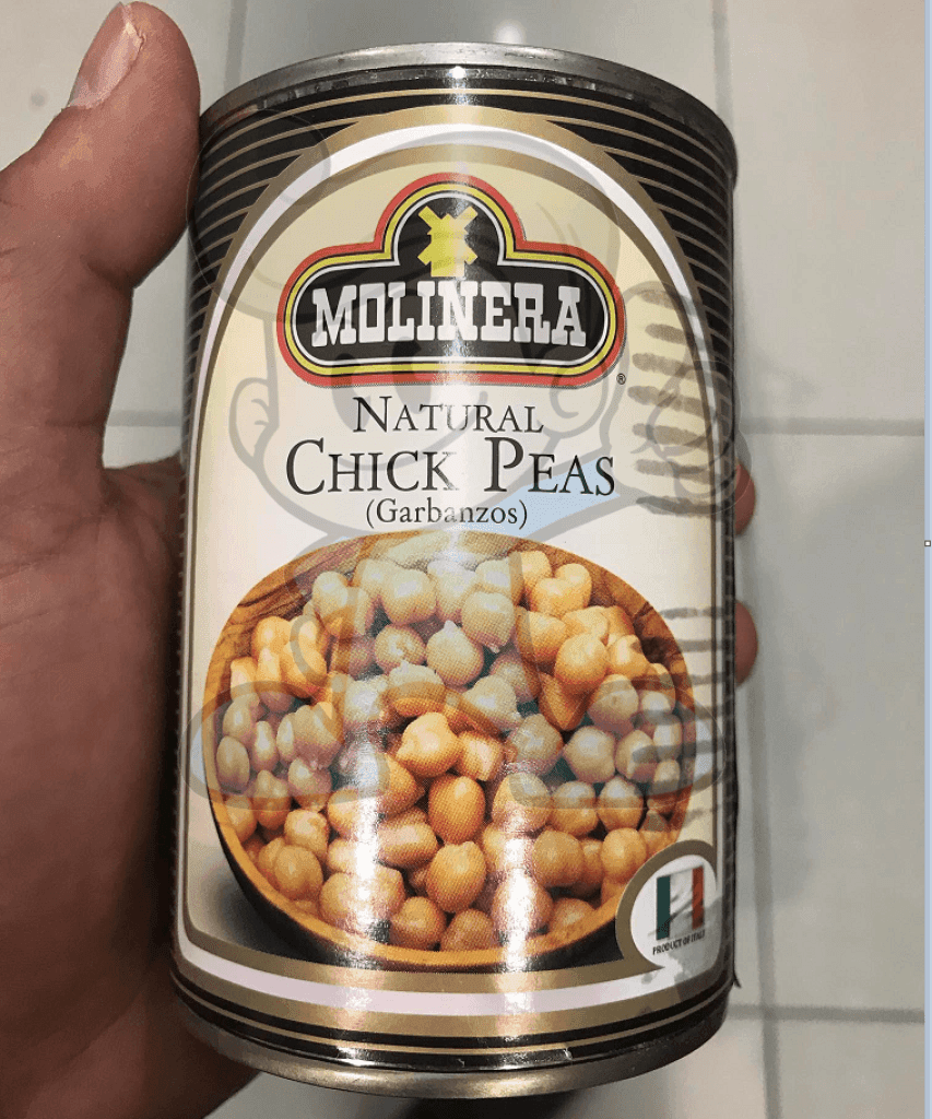 Molinera Natural Chickpeas (4 X 400G) Groceries