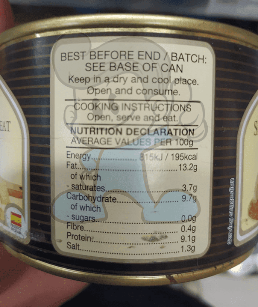 Molinera Spanish Luncheon Meat (2 X 200G) Groceries