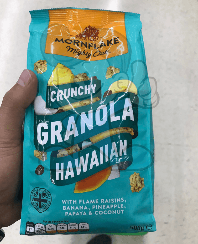 Mornflake Might Oats Crunchy Granola Hawaiian 500G Groceries