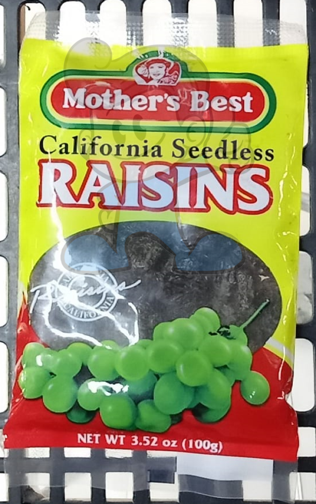 Mothers Best California Seedless Raisins (4 X 100 G) Groceries