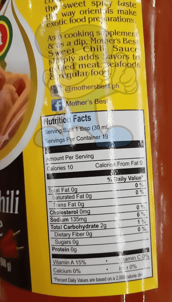 Mothers Best Sweet Chili Sauce (3 X 560 G) Groceries