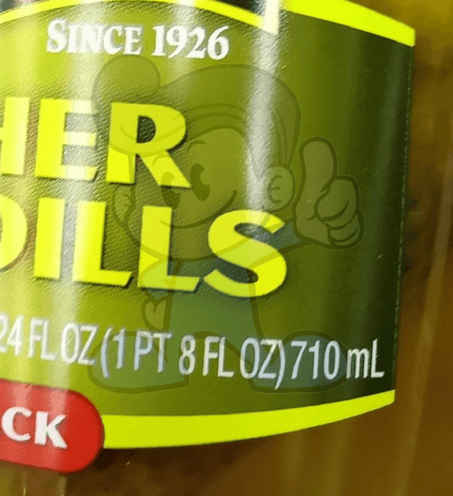 Mt. Olive Kosher Baby Dills Fresh Pack Jar 24Oz. Groceries