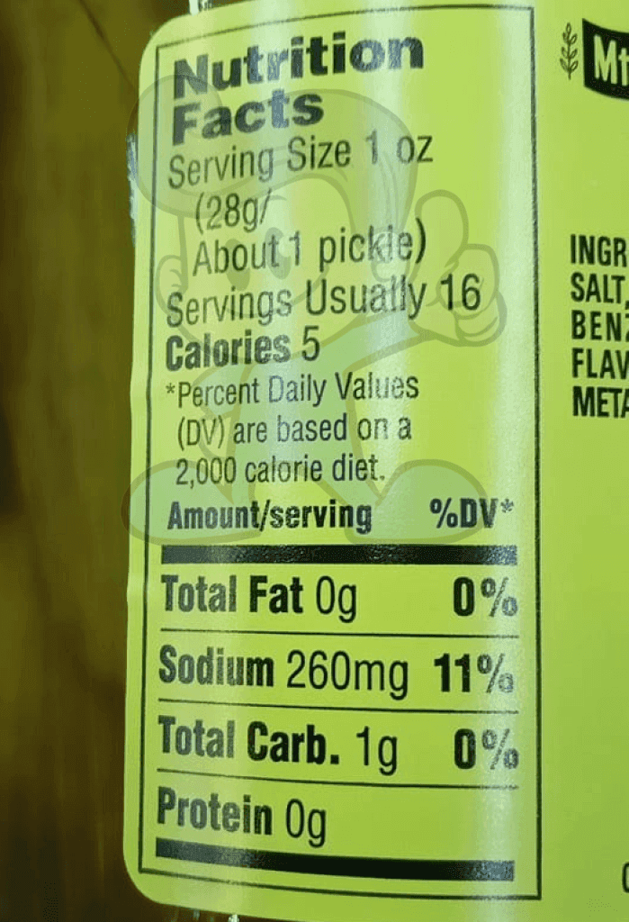 Mt. Olive Kosher Baby Dills Fresh Pack Jar 24Oz. Groceries