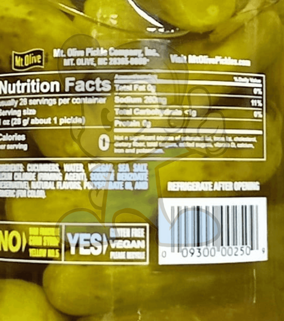 Mt. Olive Kosher Baby Dills Made With Sea Salt 1.36L Groceries