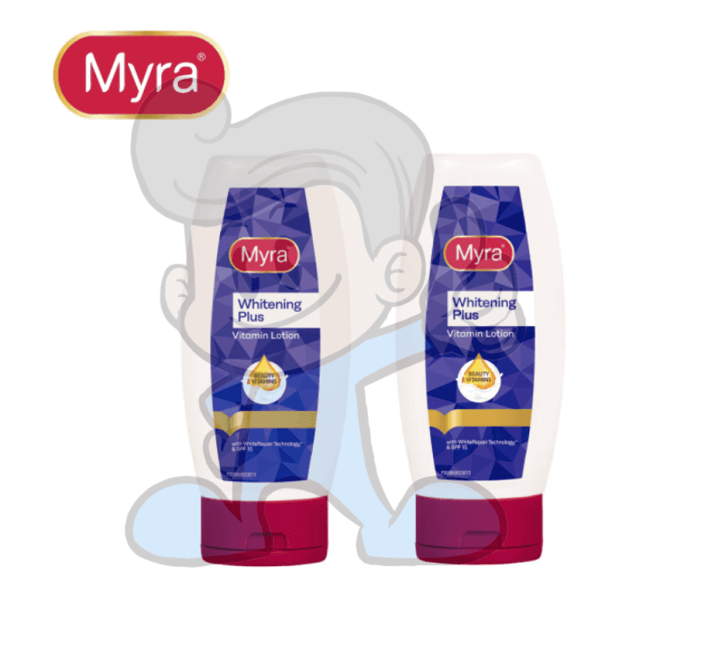 Myra Whitening Plus Vitamin Lotion (2 X 100Ml) Beauty