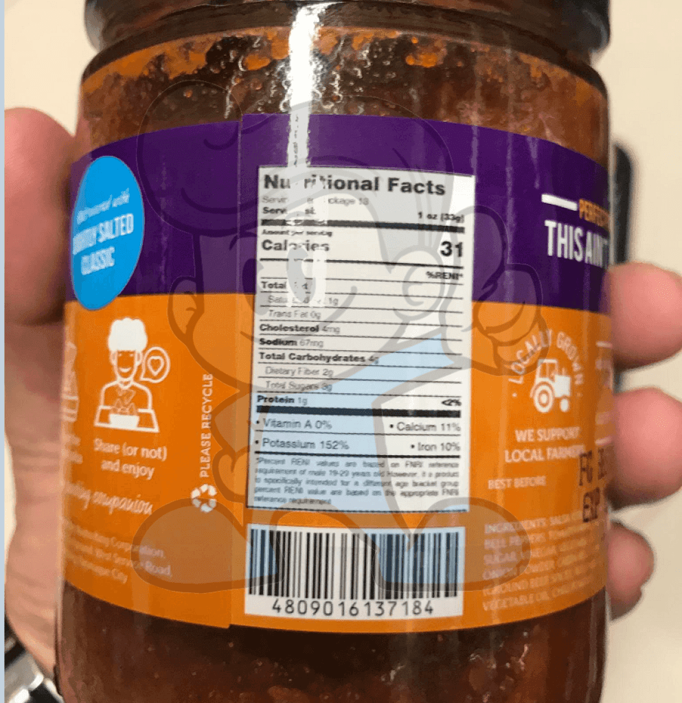 Nacho King Beefy Salsa Savory Snack Dip 440G Groceries