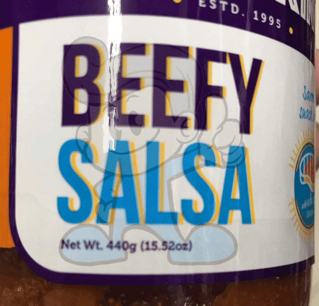 Nacho King Beefy Salsa Savory Snack Dip 440G Groceries