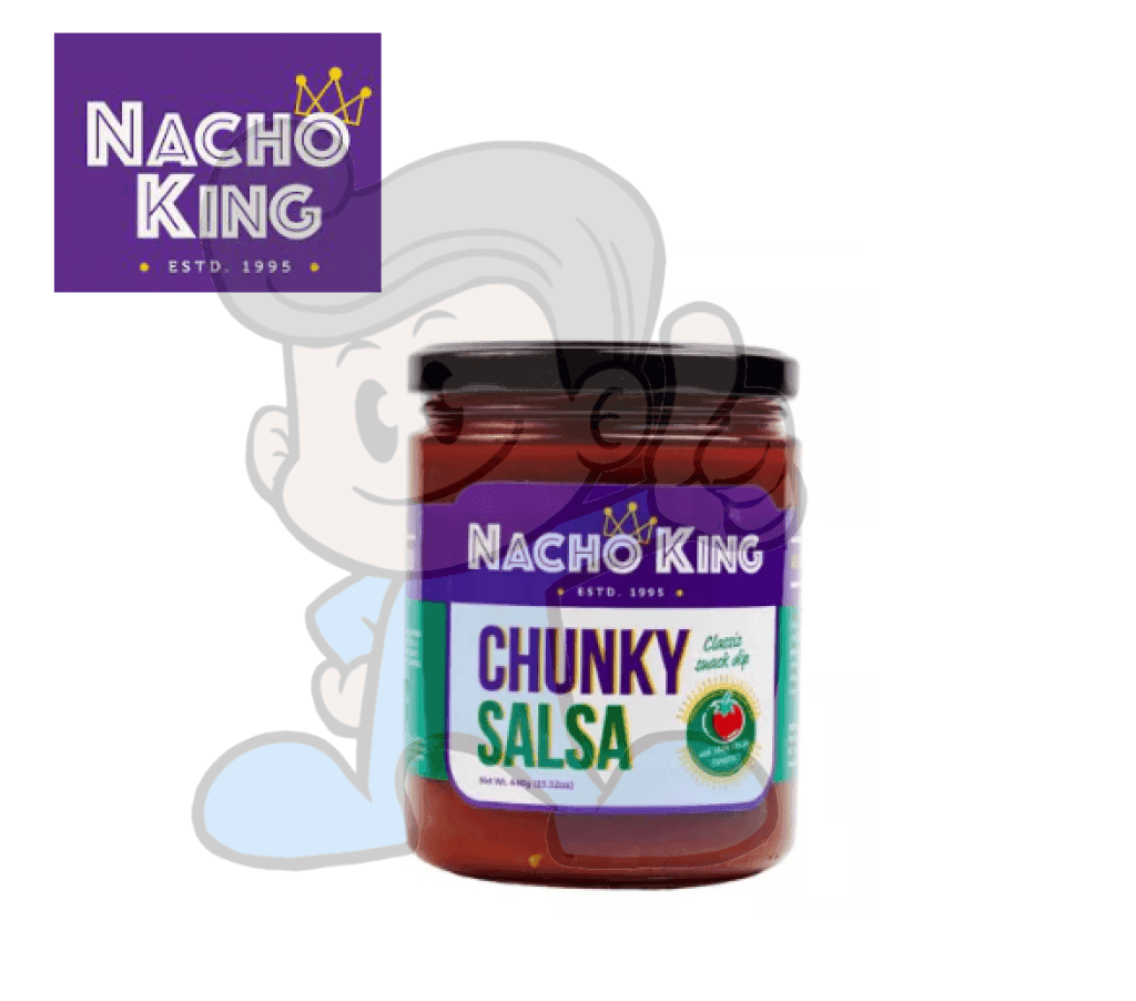 Nacho King Chunky Salsa Classic Snack Dip 440G Groceries