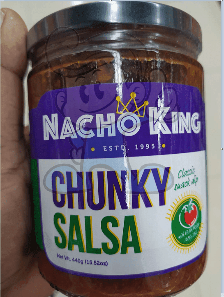 Nacho King Chunky Salsa Classic Snack Dip 440G Groceries